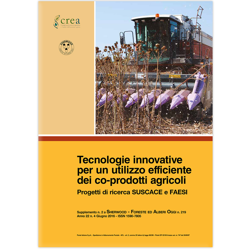 13 CREA Tecnologie innovative per un utilizzo efficiente dei co prodotti agricoli